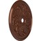 Ekena Millwork Sellek Ceiling Medallion (Fits Canopies up to 9"), Hand-Painted Copper Penny, 42 1/8"OD x 1 7/8"P CM42SKCPS - alternate 2